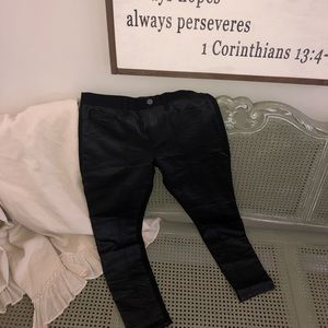 Banana Republic faux leather Moto Sloan pants